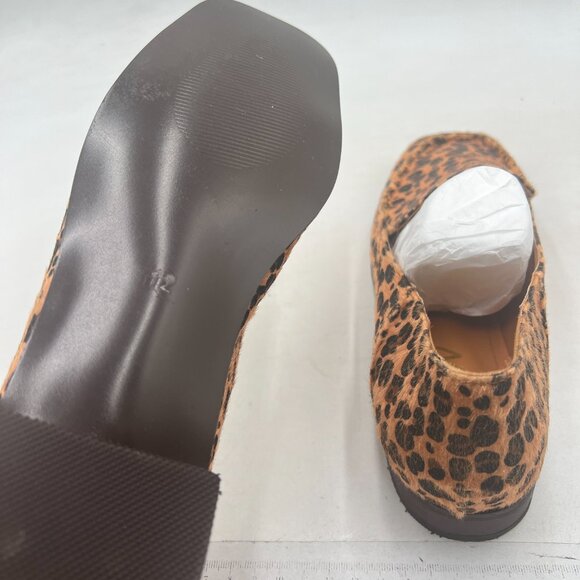 YDN Leopard Hair Print Loafers size 12 narrow - Picture 6 of 8